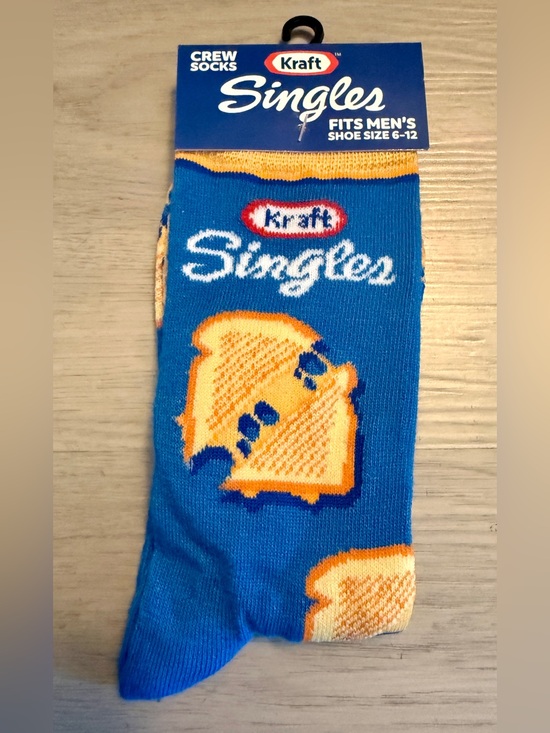 kraft Other - Oscar Mayer Weiner Mobile Crew Socks Sz 6-12 NWT Retro Yellow Unisex Nostalgia